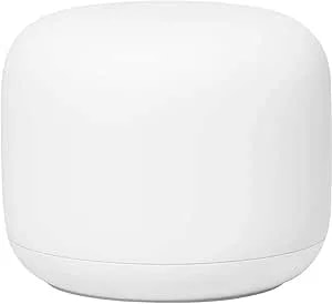 Google Nest Wifi - AC2200 - Mesh Wifi System - Wifi Router - 2200 Sq Ft Coverage - 1 Pack