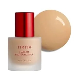 Tirtir Mask Fit Red FoundationㅣLong Lasting Flawless Coverage, Energy Essence, Lightweight, Hydrating, Pore-Blurring, Breathable Satin Finish, Makeup, Radiant Skin, #29n Natural Beige, 1.01 Fl Oz
