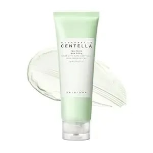 skin1004 Tea-Trica Bha Foam, Makeup Remover With Centella Asiatica & Tea Tree, Korean Face Cleanser For Oil & Sebum Balance, Cleansing Foam For Clearing Impurities, Korean Skin Care, 4.22 Fl.Oz /125ml