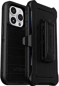 Otterbox Defender Pro Series Screenless Edition Case And Holster For Iphone 14 Pro (Only) (Black)