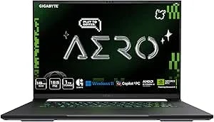 Gigabyte Aero x16; Copilot+ Pc - 165hz 2560x1600 Wqxga - Nvidia Geforce Rtx 5060 - Amd Ryzen Ai 7 350-1tb Ssd With 16gb ddr5 Ram - Windows 11 Home - Space Gray