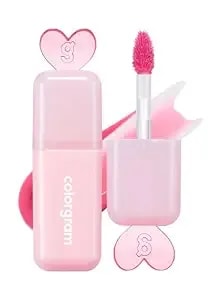 Colorgram Juicy Drop Tint 05 Pink Melon - Juicy Lip Gloss, Glowing Lip Stain With Fruity Colors, Buildable & Blendable, Highly Pigmented