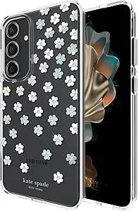 Kate Spade New York Samsung Galaxy s24 Plus Case, Compatible With Wireless Charging - Scattered Flowers
