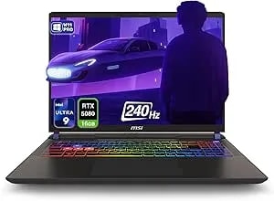 Msi Vector 16 Hx Ai Gaming Laptop, Intel Ultra 9-275hx, 64 Gb ddr5 Ram, 4 Tb Pcie Ssd, 16" Wqxga (2560x1600) 240hz Display, Nvidia G-Force Rtx 5080, 24 Zone Rgb Keyboard, w11 Pro, Cosmo Gray