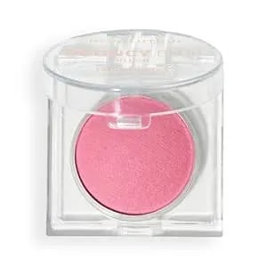 Revolution Beauty London, Bouncy Blur Blush, Powder Makeup Blush For Cheeks, Buildable Formula, Vegan & Cruelty-Free, Blurry Rose, 0.19 Oz
