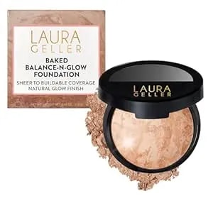 Laura Geller New York Baked Balance-N-Glow Illuminating Foundation - Fair - Buildable Sheer To Light Coverage - Satin Finish