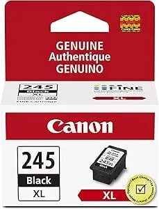 Canon PG-245 XL Genuine Black Ink Cartridge, Compatible With iP2820, MG2420/2924/2920/3020/2522/2525, MX492, TS3120/302/302a/202/202a/4520/3320