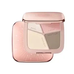 Colorkey 3d Sculpting Contour Palette, 4-Color, High Capacity, Highlighter, Blush, Shadow, Translucent, Youthful Glow, Long-Lasting, Fine Texture (01)