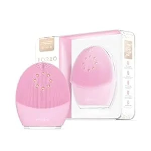 Foreo Luna 3 Plus Silicone, Facial Cleansing Brush, Face Sculpting Tool, Anti Aging Face Massager, Instant Face Lift, Enhances Absorption Of Facial Skin Care Products, Sensitive Skin