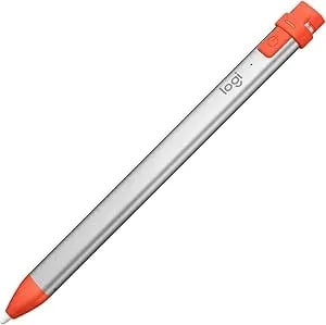 Logitech Crayon Digital Pencil For All Apple Ipad Pros (2018 Or Later) - Orange (Renewed)