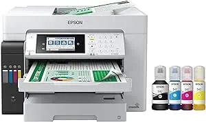 Epson Ecotank Pro Et-16600 Wireless Wide-Format Color All-In-One Supertank Printer With Scanner, Copier, Fax, And Ethernet