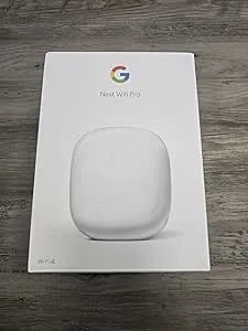 Google Nest Wifi Pro 6E GA03030-US Fast Speed And Whole Home Coverage Mesh Router -Color Snow