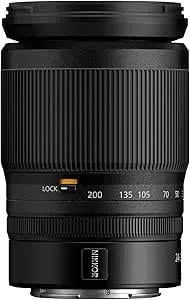 Nikon Nikkor Z 24-200mm Vr - Compact All-In-One Telephoto Zoom Lens With Image Stabilization For Z Series Mirrorless Cameras - Nikon Usa Model