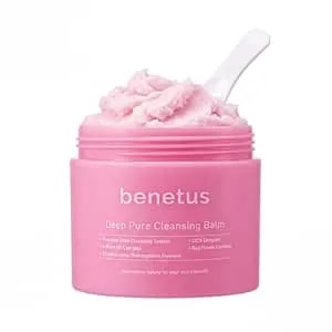 Deep Pure Cleansing Balm, Makeup Remover Balm For Makeup, Waterproof Mascara & Sunscreen, Soothing Cica, Green Tea & Argan Oil, Vitamin E, Hydrated Glow, Non-Stripping, Pore Care, 3.5 Fl Oz