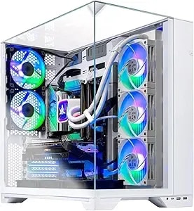 Skytech Gaming o11 Vision Gaming Pc, Amd Ryzen 7 9850x3d 4.7ghz, Amd Rx 9070xt 16gb Vram, 1tb Nvme Ssd, 16gb ddr5 Ram 6000, 850w Gold Atx 3 Psu, 360 Argb Aio, Wi-Fi 5, Windows 11, Desktop