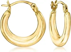 Ross-Simons 14kt Yellow Gold Hoop Earrings