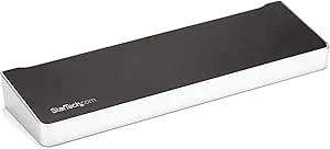 Startech.Com Usb-C Triple Monitor Docking Station For Macbook Pro / Air m1 m2 m3 m4 & Windows, Universal 4k Hdmi Dp Dock, Thunderbolt Compatible, 60w Laptop Charging - Taa, Black & Space Gray