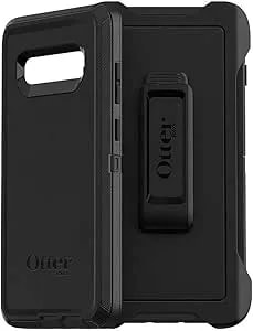 Otterbox Galaxy S10+ Defender Series Case - Black, Rugged & Durable, With Port Protection, Includes Holster Clip Kickstand