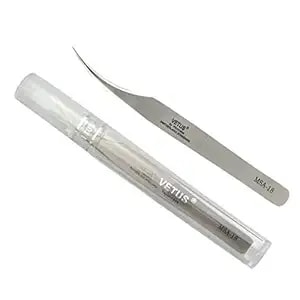 1 Pc New Dolphin Style Eyelash Extension Tweezers Stainless Steel Tweezers Tools For 3d 6d Volume Mink Eyelash Extension Lashes