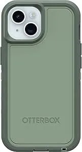 Otterbox Iphone 16e, 15, 14, & 13 Defender Series Xt Case - Emerald Isle (Green), Screenless, Rugged, Snaps To Magsafe, Lanyard Attachment