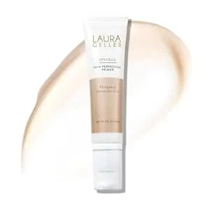 Laura Geller New York Spackle Primer - Champagne Glow - Super-Size 2 Fl Oz - Hyaluronic Acid Makeup Primer For Mature Skin