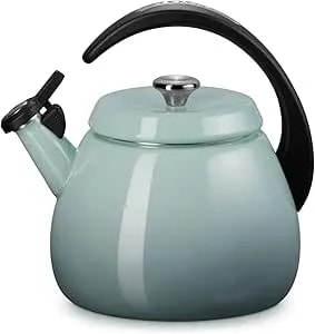 Le Creuset Enamel On Steel Cloche Kettle, 2.2 Qt., Sea Salt
