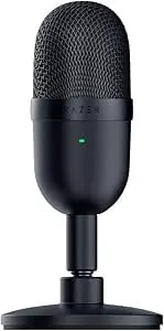 Razer Seiren Mini Usb Condenser Microphone: For Streaming And Gaming On Pc - Professional Recording Quality - Precise Supercardioid Pickup Pattern - Tilting Stand - Shock Resistant - Classic Black