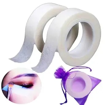 Nswfdzkmakeup Tape Eyeshadow Eyelash Transplantation Eyelash Technology Multi-Functional Tape Purple 1 Roll