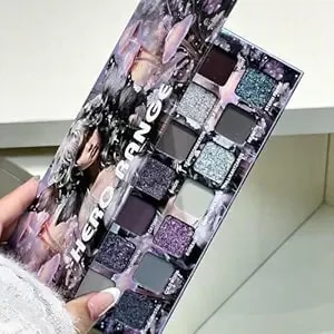 Anime Flower Fairy Deep Autumn 21-Color Eyeshadow Palette, Shimmer Matte Metallic Finishes, Long-Lasting No-Fallout, Fall Holiday Makeup