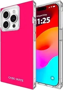 Case-Mate BLOX Iphone 15 Pro Case - Neon Watermelon [12ft Drop Protection] [Compatible With Magsafe] Magnetic Cover With Edges For Iphone 15 Pro 6.1", Anti-Scratch, Shock Absorbent, Slim Fit