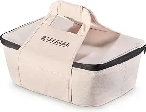 Le Creuset Heritage Rectangular Bakeware Tote Bag, Ecru