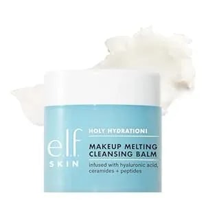 E.L.F. Skin Holy Hydration! Makeup Melting Cleansing Balm, Face Cleanser & Makeup Remover, Infused With Hyaluronic Acid To Hydrate Skin