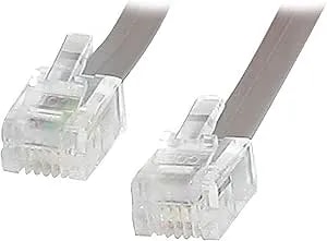 Startech.Com 25 Ft RJ11 Telephone Modem Cable - Phone Cable - RJ-11 (M) - RJ-11 (M) - 25ft (RJ25FT)