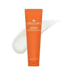 Origins Ginzing Gentle Exfoliating Cleanser - Visibly Refines Pores & Brightens - With Caffeine, Ginseng & Jojoba Beads, 5 Fl Oz
