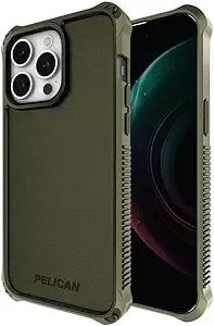 Pelican Guardian Series - Iphone 15 Pro Case 6.1" [Compatible With Magsafe] Magnetic Charging Iphone Case Cover [16ft Mil-Std Drop Protection] - Rugged, Anti-Scratch, Shockproof - Od Green