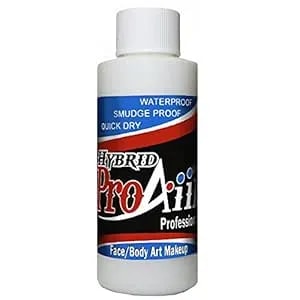 Proaiir Face And Body Painting Makeup - 2oz (60ml) White