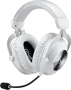 Logitech G Pro X 2 Lightspeed Wireless Gaming Headset, Detachable Boom Mic, 50mm Graphene Drivers, Dts:X Headphone 2.0—7.1 Surround, Bluetooth/Usb/3.5mm Aux, For Pc, ps5, ps4, Nintendo Switch - White