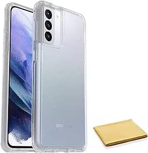 Otterbox Symmetry Series Case For Samsung Galaxy s21 Plus 5g With Cleaning Cloth - Non-Retail Packaging - Stardust, Clear
