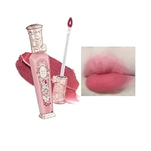 Flower Knows Strawberry Rococo Cloud Lip Cream,Long Lasting Warm Pink Matte Lipstick,Hydrating Lip Stain,Transfer & Smudge Proof Velvet Liquid Lipstick For Girls&Women,0.12 Fl Oz(s05 Tiny Tulip)