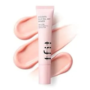 Tfit Delicate Silk Veil Art Primer - Korean Oil Control Matte Pore Blurring Primer, Lightweight Hydrating, Smooth Fine Lines, Long Lasting 1.01 Fl.Oz
