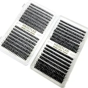 Hbzgtlad 30d/40d/50d/60d/80d Mink Eyelashes 280 Bundles Natural Eyelash Extension 3d Russia Volume Individual Eyelash Cluster Makeup Tools Lashes (30d+40d+50d+60d Mix)