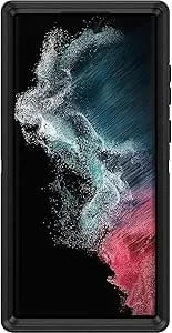 Otterbox Defender Series Case For Samsung Galaxy s22 Ultra (Only) - Case Only - Microbial Defense Protection - Non-Retail Packaging - Black