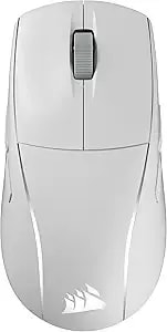 Corsair m75 Wireless Rgb Lightweight Gaming Mouse For Mac – 26,000 Dpi, Swappable Side Buttons, Optical Switches, Icue Compatible – Frost White