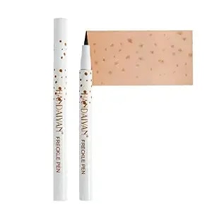 Lovelycat Freckle Pen 4 Colors Natural Freckle Pen Waterproof Long Lasting Soft Spots Natural Relaxing Sun Makeup (Light Brown)