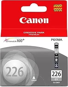 Canon CLI-226 Genuine Gray Ink Tank, Compatible With MG8120, MG6120, MG8220, And MG6220 Printers