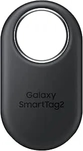 Samsung Galaxy SmartTag2, Bluetooth Tracker, Smart Tag GPS Locator Tracking Device, Item Finder For Keys, Wallet, Luggage, Pets, Use W/ Phones And Tablets Android 11 Or Later, 2023, 1 Pack, Black