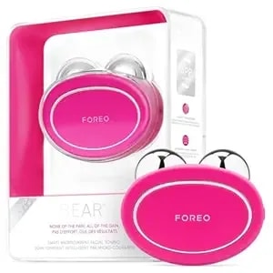 Foreo Bear Microcurrent Facial Device - Face Sculpting Tool - Instant Face Lift - Firm & Contour - Non-Invasive - Increases Absorption Of Facial Skin Care Products - Fuchsia