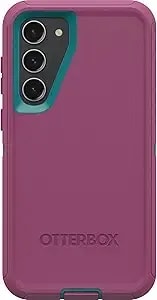 Otterbox Galaxy s23+ Defender Series Case - Canyon Sun (Pink), Rugged & Durable, With Port Protection, Includes Holster Clip Kickstand