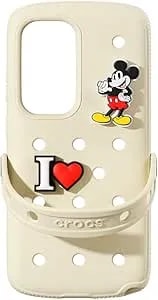 Samsung Crocs Phone Case For Galaxy s25 Ultra, Shock Absorbing, Beige (Gp-fps938sbauw)