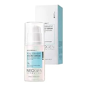 Neogen Dermalogy Real Ferment Micro Serum 1.01 Fl Oz (30 Ml) - Facial Serum With Naturally Fermented Ingredients (Rice) & Hyaluronic Acid For Hydrated And Healthy Skin - Korean Skin Care